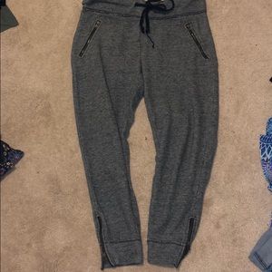 Gray joggers